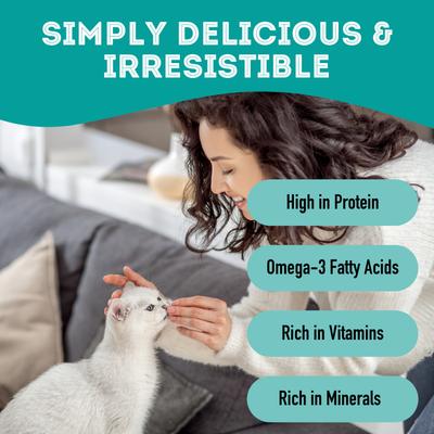 Show full view: The Granville Island Pet Treatery Salmon & Sweet Potato Grain-Free Dehydrated Dog & Cat Treats, 2.82-oz bag slide 5 of 7