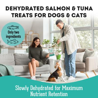 Show full view: The Granville Island Pet Treatery To Dive For! Dehydrated Salmon & Tuna Dog & Cat Treats, 3.17-oz bag slide 3 of 7