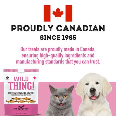 Show full view: The Granville Island Pet Treatery Wild Thing Wild Caught BC Salmon Grain-Free Dehydrated Dog & Cat Treats, 3-oz bag slide 7 of 8