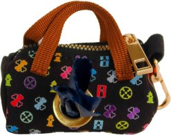 The Green Pet Shop Bonejour Waste Poop Bag Dispenser, Black/Multi