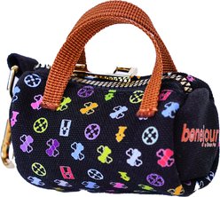 The Green Pet Shop Bonejour Waste Poop Bag Dispenser, Black/Multi slide 2 of 2