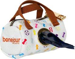 The Green Pet Shop Bonejour Waste Poop Bag Dispenser, White/Multi slide 2 of 2