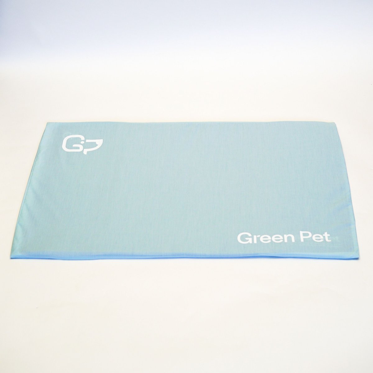 The Green Pet Shop Cool Pad Dog & Cat Bed Cover, Light Blue, Large