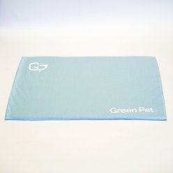 The Green Pet Shop Cool Pad Dog & Cat Bed Cover, Light Blue, Medium