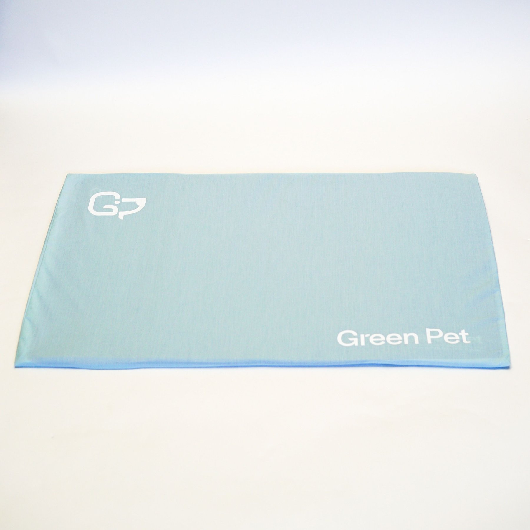 The Green Pet Shop Cool Pad Dog & Cat Bed Cover, Light Blue, Small
