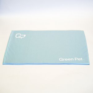 The Green Pet Shop Cool Pad Dog & Cat Bed Cover, Light Blue, Small