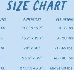 The Green Pet Shop Cool Pet Pad, Blue, Large slide 2 of 7