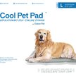 Show in main carousel: The Green Pet Shop Cool Pet Pad, Sage Gray, Large slide 2 of 3