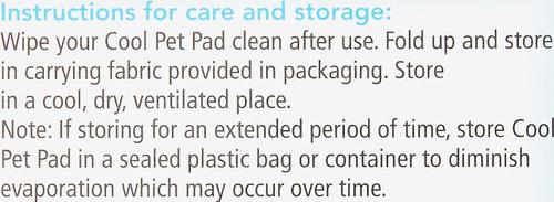Show full view: The Green Pet Shop Cool Pet Pad, X-Small slide 6 of 10
