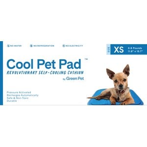 The Green Pet Shop Cool Pet Pad, Blue, X-Small
