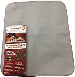 The Green Pet Shop Thera-Pawz Warming Dog & Cat Pad, Grey, Grey, Medium
