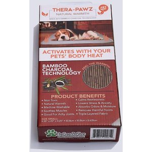 The Green Pet Shop Thera-Pawz Warming Dog & Cat Pad, Grey, Grey, Small