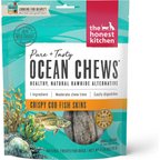 The Honest Kitchen Human Grade Beams Ocean Chews Cod Fish Skins Dehydrated Dog Treats, Small, 2.75-oz bag