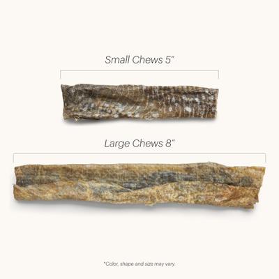 Show full view: The Honest Kitchen Beams Ocean Chews Wolfish Skins + Cod Fish Skins Dehydrated Dog Treats slide 8 of 9
