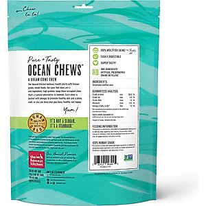 The Honest Kitchen Beams Ocean Chews Wolfish Skins Dehydrated Dog Treats, Large, 6-oz bag