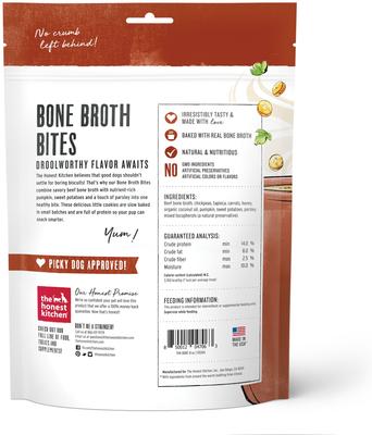 Show full view: The Honest Kitchen Human Grade Bone Broth Bites Roasted with Beef Bone Broth, Sweet Potatoes, 16-oz bundle slide 3 of 7