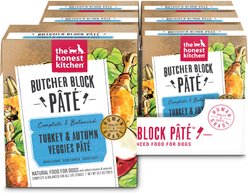 The Honest Kitchen Human Grade Butcher Block Pate Turkey & Autumn Veggies Pate Wet Dog Food, 10.5-oz, case of 6