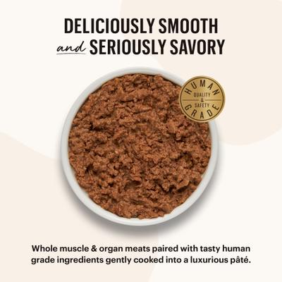 Show full view: The Honest Kitchen Grain-Free Beef & Chicken Pate Wet Cat Food, 5.5-oz box, bundle of 24  slide 6 of 9