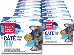 The Honest Kitchen Cate Grain-Free Turkey Pate Wet Cat Food, 2.8-oz, case of 12