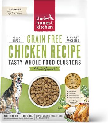 Show full view: The Honest Kitchen Chicken + Beef Whole Food Clusters Dry Dog Food slide 2 of 9