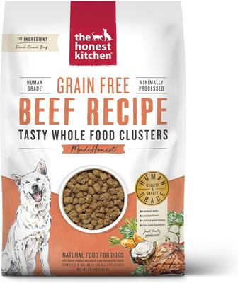 Show full view: The Honest Kitchen Chicken + Beef Whole Food Clusters Dry Dog Food slide 6 of 9