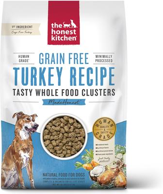 Show full view: The Honest Kitchen Chicken Whole Food Clusters + Turkey Dry Dog Food slide 6 of 9