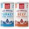 Show in main carousel: The Honest Kitchen Daily Boosters Beef Bone Broth + Daily Boosters Turkey Bone Broth with Turmeric for Dogs slide 1 of 10