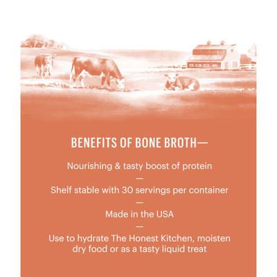 Show full view: The Honest Kitchen Daily Boosters Beef Bone Broth + Daily Boosters Turkey Bone Broth with Turmeric for Dogs slide 4 of 10