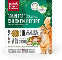 The Honest Kitchen Dehydrated Grain-Free Chicken Cat Food, 4-lb