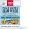 Show in main carousel: The Honest Kitchen Human Grade Functional POUR OVERS Heart Health Turkey Broth & Salmon Stew Dog Food Topper, 5.5-oz can, case of 12 slide 1 of 9