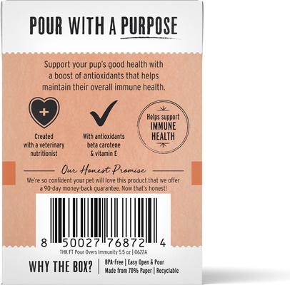 Show full view: The Honest Kitchen Human Grade Functional POUR OVERS Immune Support Beef Stew Dog Food Topper, 5.5-oz can, case of 12 slide 3 of 9