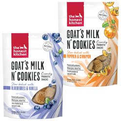 The Honest Kitchen Goat's Milk N' Cookies Slow Baked with Blueberries & Vanilla + Pumpkin Dog Treats
