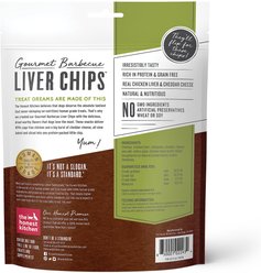 The Honest Kitchen Human Grade Gourmet Barbecue Liver Chips Chicken Liver & Cheddar Recipe Dog Treats, 4-oz bag slide 2 of 9