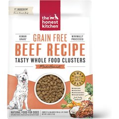 The Honest Kitchen Grain-Free Beef Whole Food Clusters Dry Dog Food, 5-lb bag