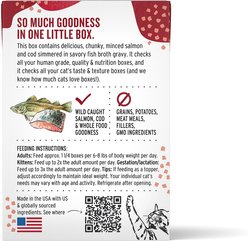 The Honest Kitchen Human Grade Grain-Free Minced Salmon & Cod in Fish Broth Gravy Wet Cat Food, 5.5-oz, case of 12 slide 2 of 8