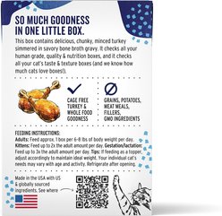 The Honest Kitchen Grain-Free Minced Turkey in Bone Broth Gravy Wet Cat Food, 5.5-oz, case of 12 slide 2 of 8