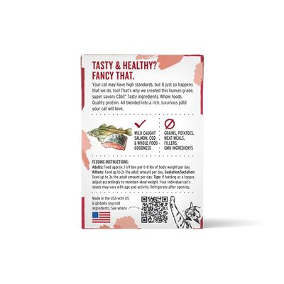 Show full view: The Honest Kitchen Human Grade Grain-Free Salmon & Cod Pate Wet Cat Food, 5.5-oz, case of 12 slide 3 of 9