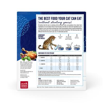 Show full view: The Honest Kitchen Human Grade Grain-Free Turkey Dehydrated Cat Food, 4-lb bag slide 3 of 10