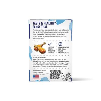 Show full view: The Honest Kitchen Human Grade Grain-Free Turkey Pate Wet Cat Food, 5.5-oz, case of 12 slide 3 of 10