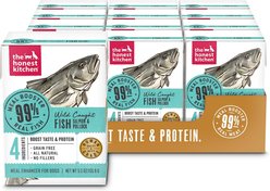 The Honest Kitchen Human Grade Meal Booster 99% Salmon & Pollock Wet Dog Food Topper, 5.5-oz, case of 12