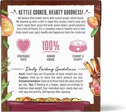 The Honest Kitchen Human Grade One Pot Stew Braised Beef & Lamb Stew with Green Beans & Sweet Potatoes Wet Dog Food, 10.5-oz bag, case of 6 slide 2 of 9