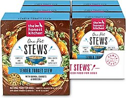 The Honest Kitchen One Pot Stew Tender Turkey Stew with Quinoa, Carrots & Broccoli Wet Dog Food, 10.5-oz box, bundle of 12 
