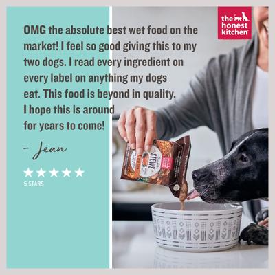 Show full view: The Honest Kitchen One Pot Stews Roasted Beef Stew Wet Dog Food, 10.5-oz box, bundle of 12  slide 8 of 10