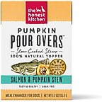 The Honest Kitchen Human Grade Pumpkin POUR OVERS Salmon & Pumpkin Stew Wet Dog Food Topper, 5.5-oz, case of 12