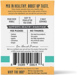 The Honest Kitchen Human Grade Pumpkin POUR OVERS Salmon & Pumpkin Stew Wet Dog Food Topper, 5.5-oz, case of 12 slide 2 of 9