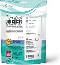 The Honest Kitchen Human Grade Superfood Cod Crisps Cod & Blueberry Dehydrated Dog Treats, 6-oz bundle slide 2 of 5