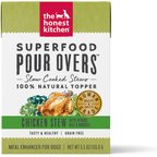 The Honest Kitchen Human Grade Superfood POUR OVERS Chicken Stew with Veggies Wet Dog Food Topper, 5.5-oz, case of 12