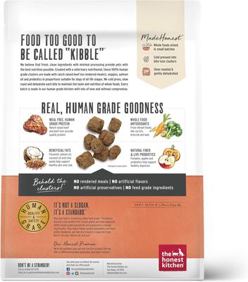 Show full view: The Honest Kitchen Turkey + Beef Whole Food Clusters Dry Dog Food slide 7 of 9