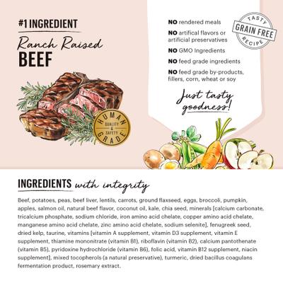 Show full view: The Honest Kitchen Turkey + Beef Whole Food Clusters Dry Dog Food slide 8 of 9