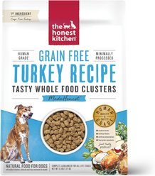 The Honest Kitchen Turkey Whole Food Clusters Dry Food + Whole Grain Chicken & Oat Recipe Dog Food slide 2 of 9